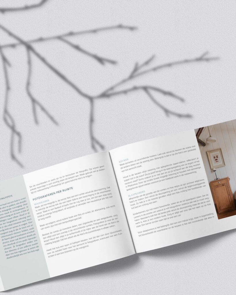 Book page Photographing Each Room from the book Interior Photography with Natural Light.