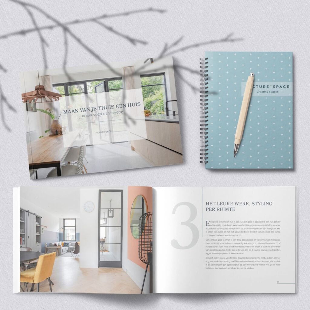 Book cover and inside page of Turn Your Home into a House, Ready to Sell by Nicolet Groen.